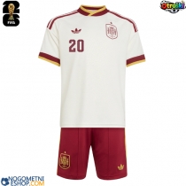 Otroški Nogometni dresi Španija Pedri Gonzalez #20 Gostujoči SP 2026 Kratek Rokav (+ Kratke hlače)